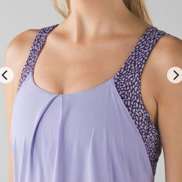 Lululemon Noveau Limits Tank Lilac size 4 NWOT - Picture 10 of 11